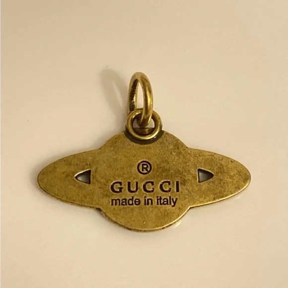 Auth Gucci Saturn Pendant with Multicolor Rings - Picture 3 of 4
